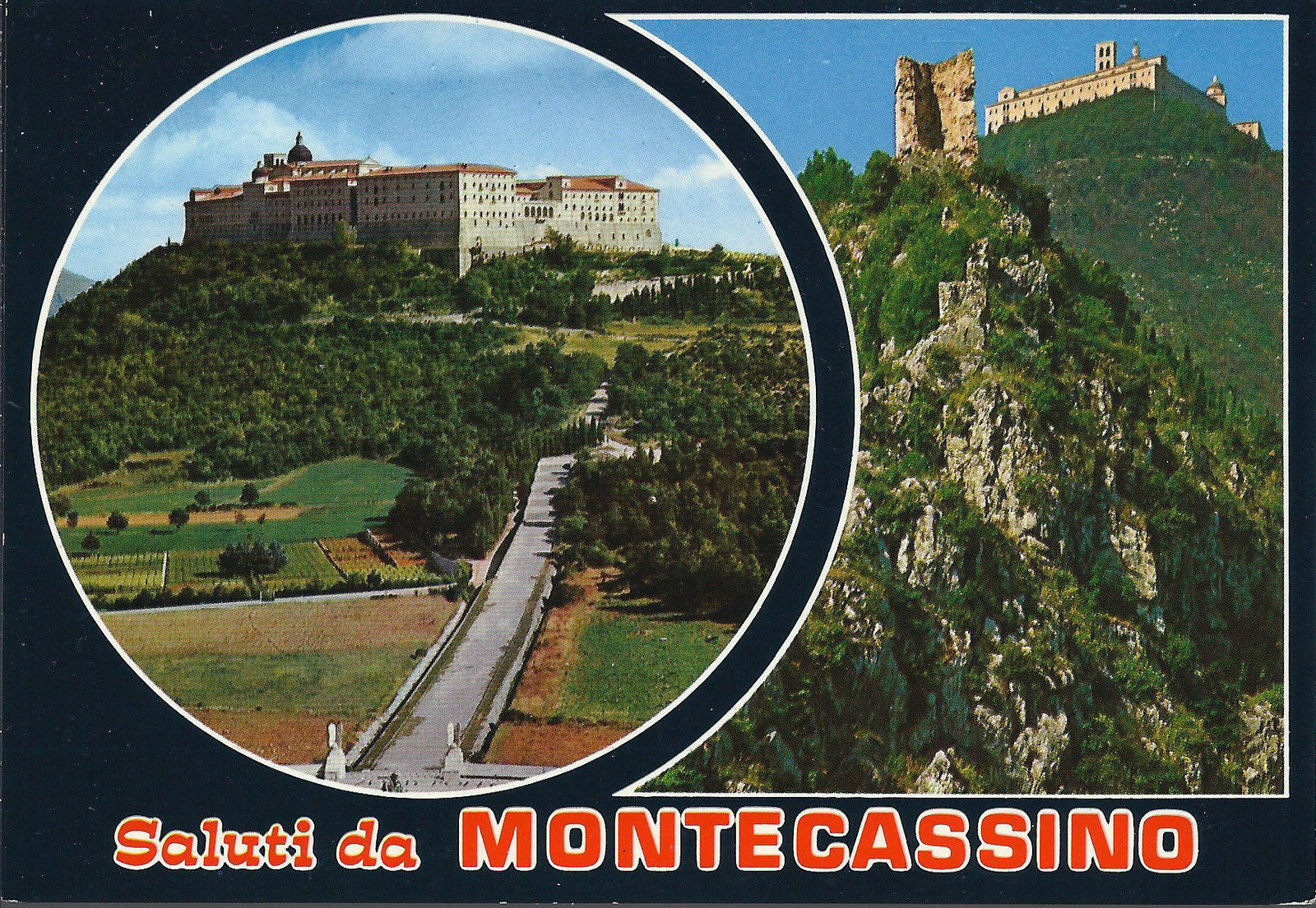 MONTECASSINO - SALUTI - 2 VEDUTE - NV