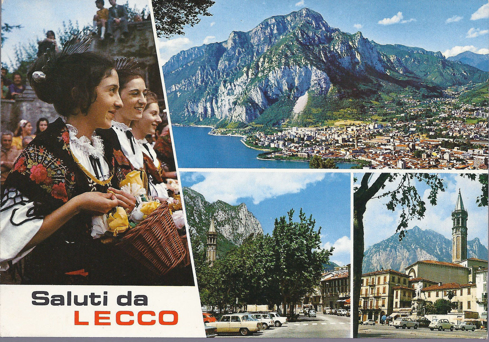 LECCO - SALUTI - 4 VEDUTE - NV - FG