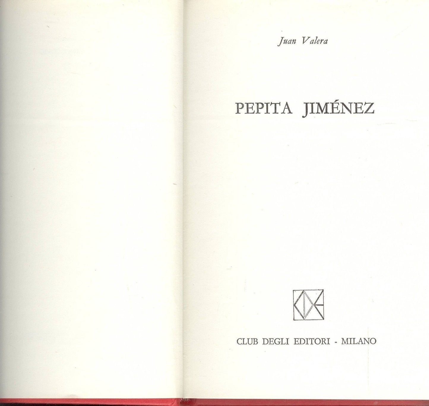 PEPITA JEMENEZ - JUAN VALERA