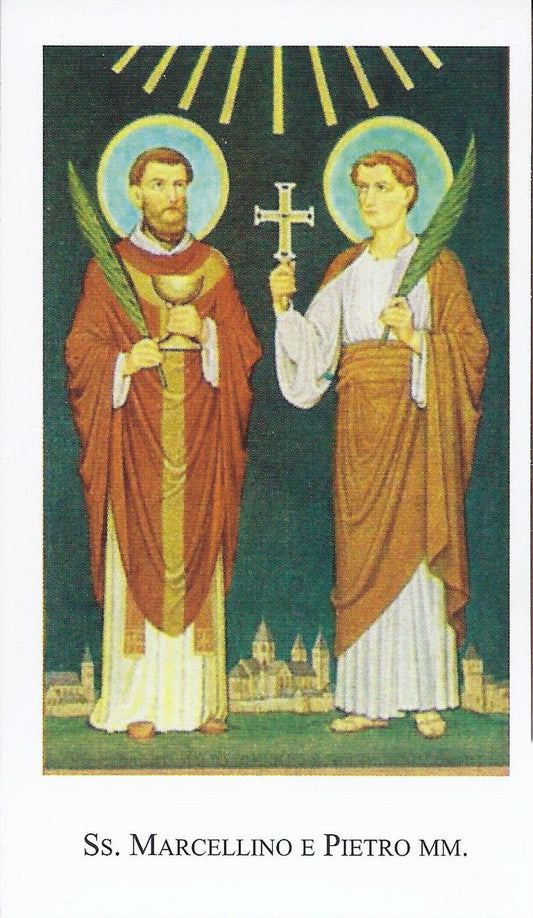 SS. MARCELLINO E PIETRO MM. - SANTINO - AS013-292 - Ed. Paco