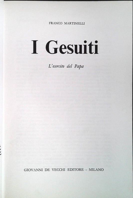 I GESUITI - FRANCO MARTINELLI