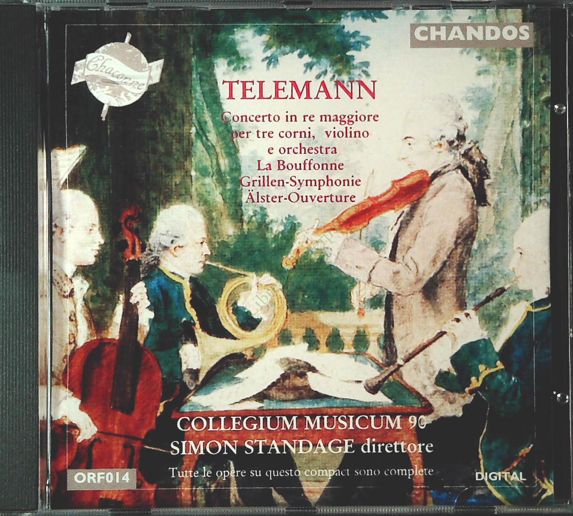 TELEMANN - CONCERTO IN RE MAGGIORE PER TRE CORNI VIOLINO E ORCHESTRA