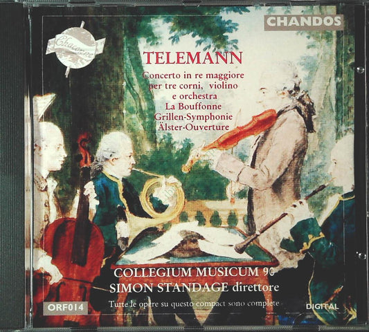 TELEMANN - CONCERTO IN RE MAGGIORE PER TRE CORNI VIOLINO E ORCHESTRA