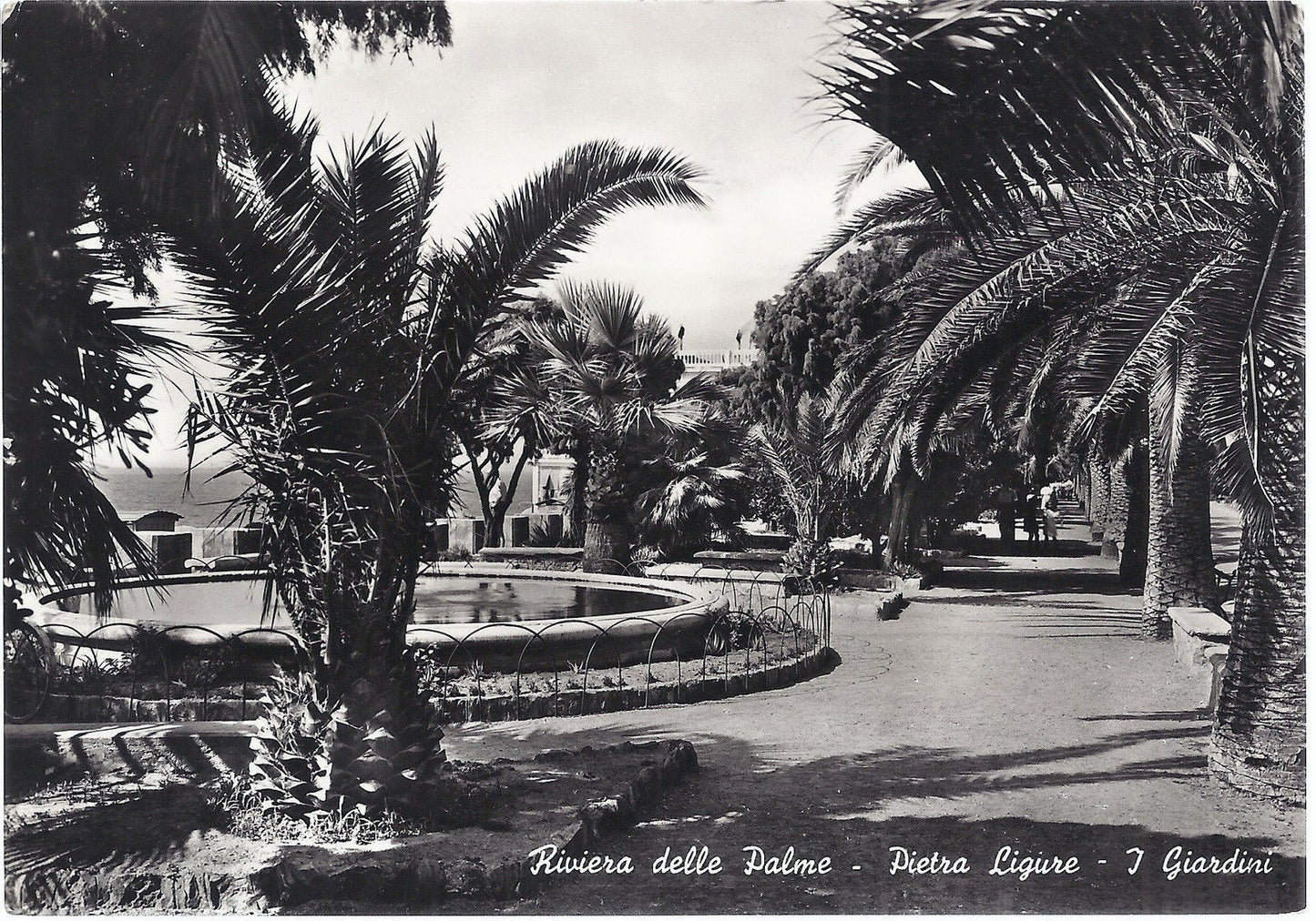 PIETRA LIGURE - I GIARDINI - V 1954  FG