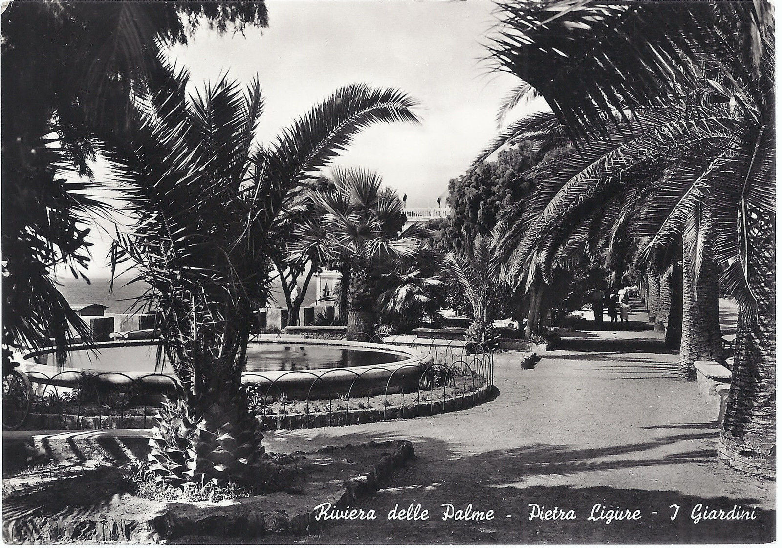PIETRA LIGURE - I GIARDINI - V 1954  FG