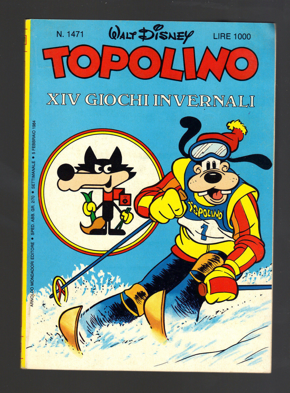TOPOLINO N° 1471 - 5 FEBBRAIO 1984