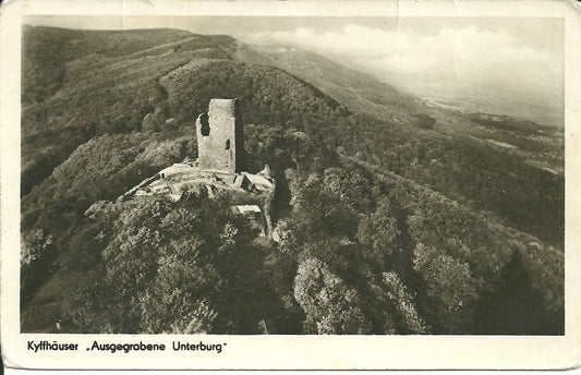 KYFFHAEUSER - AUSGEGRABENE UNTERBURG - VIAGGIATA