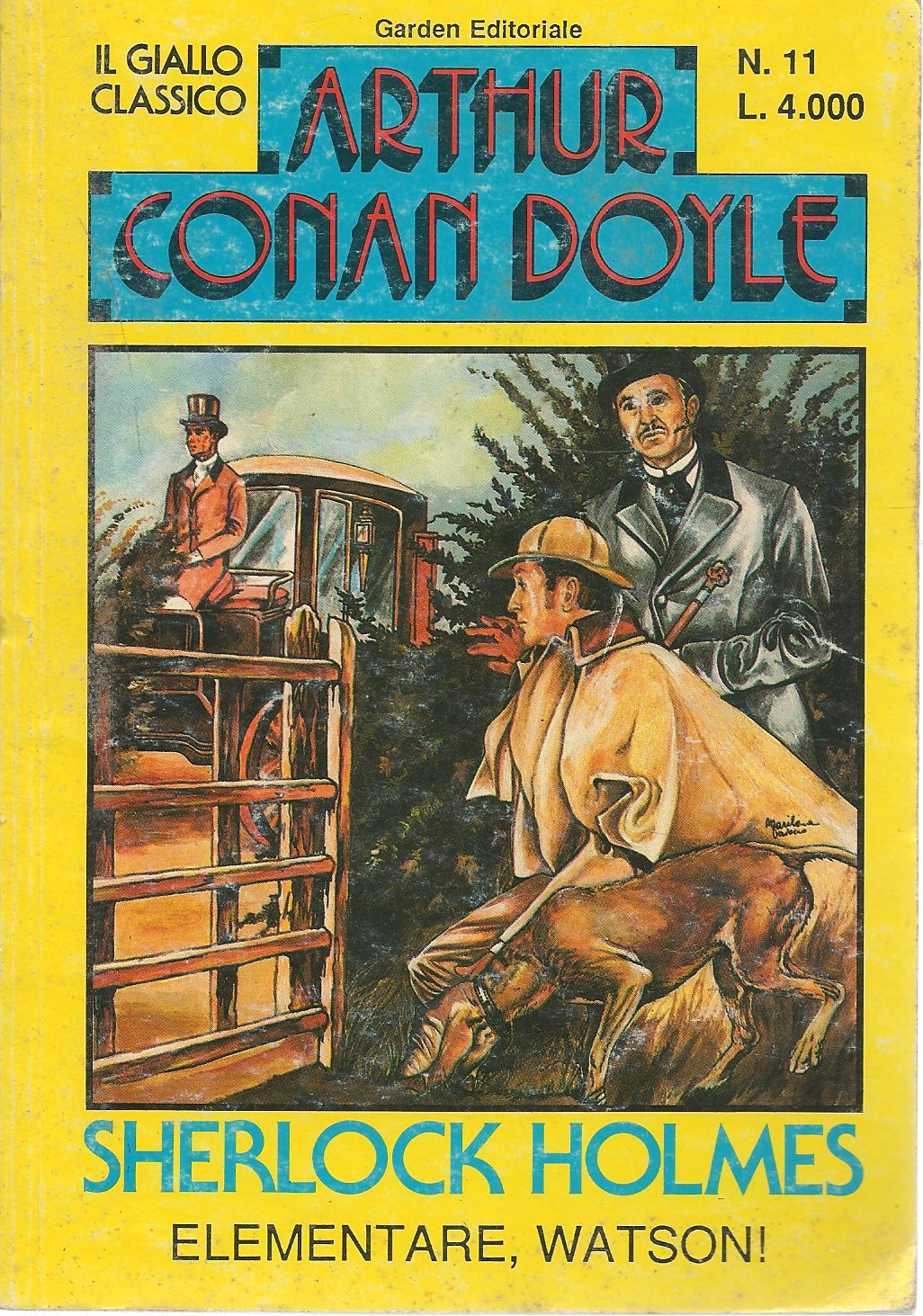 ELEMENTARE WATSON - ARTHUR CONAN DOYLE - GARDEN ED. 1990 - OUTLET DEL LIBRO