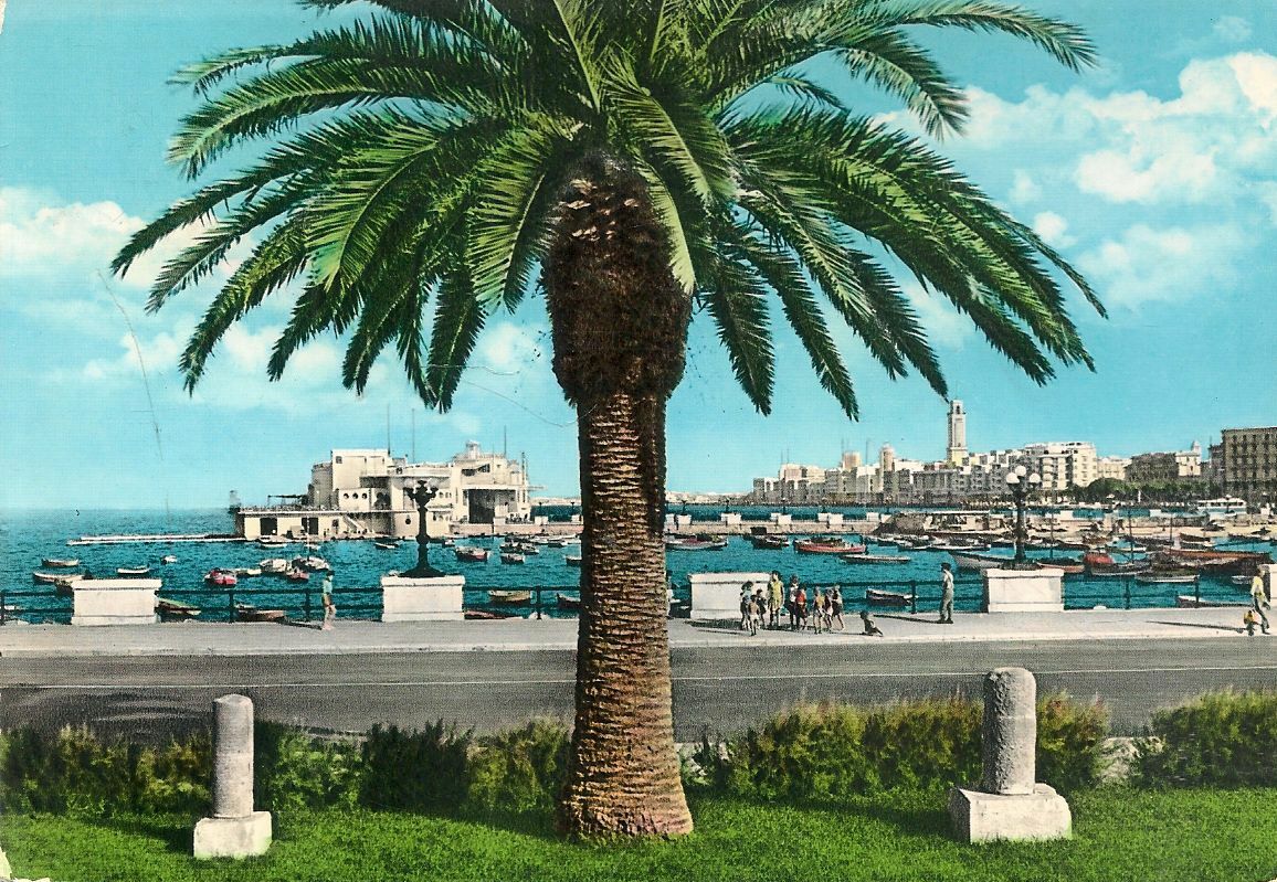BARI - LUNGOMARE - ACQUARELLATA - V1962