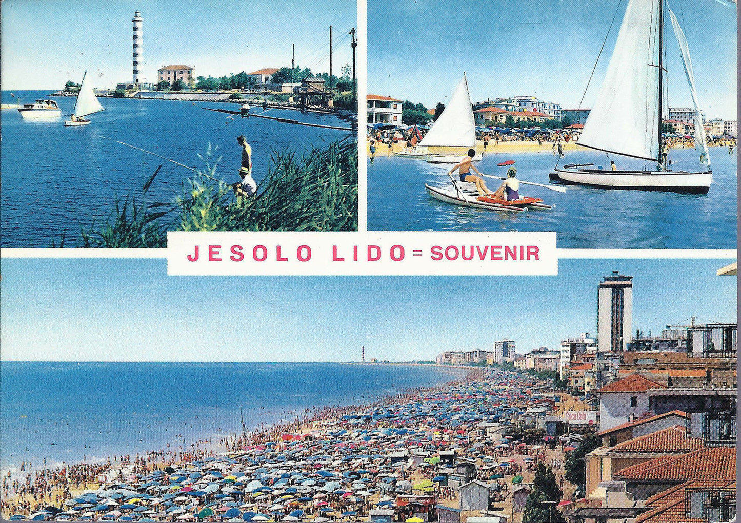 JESOLO LIDO - SOUVENIR - 3 VEDUTE - V 1963 - FG
