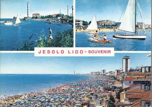 JESOLO LIDO - SOUVENIR - 3 VEDUTE - V 1963 - FG