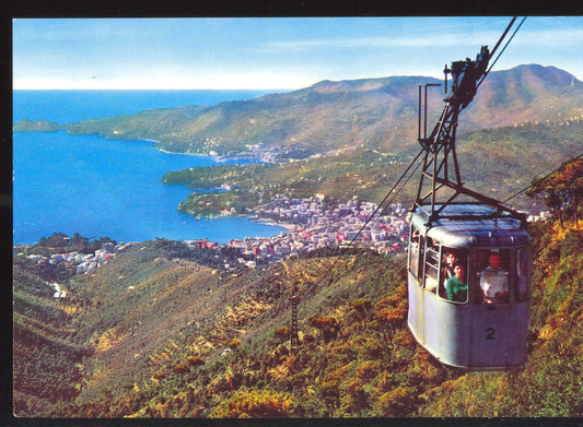 RAPALLO - PANORAMA SUL GOLFO DEL TIGULLIO - CABINOVIA - NV