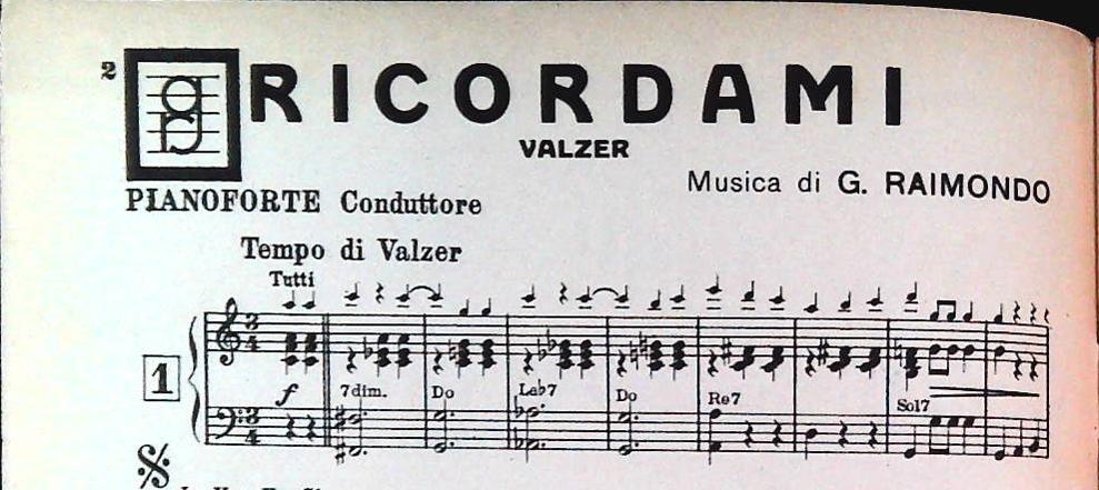 G. RAIMONDO - 8 BRANI - SPARTITO-SHEET MUSIC