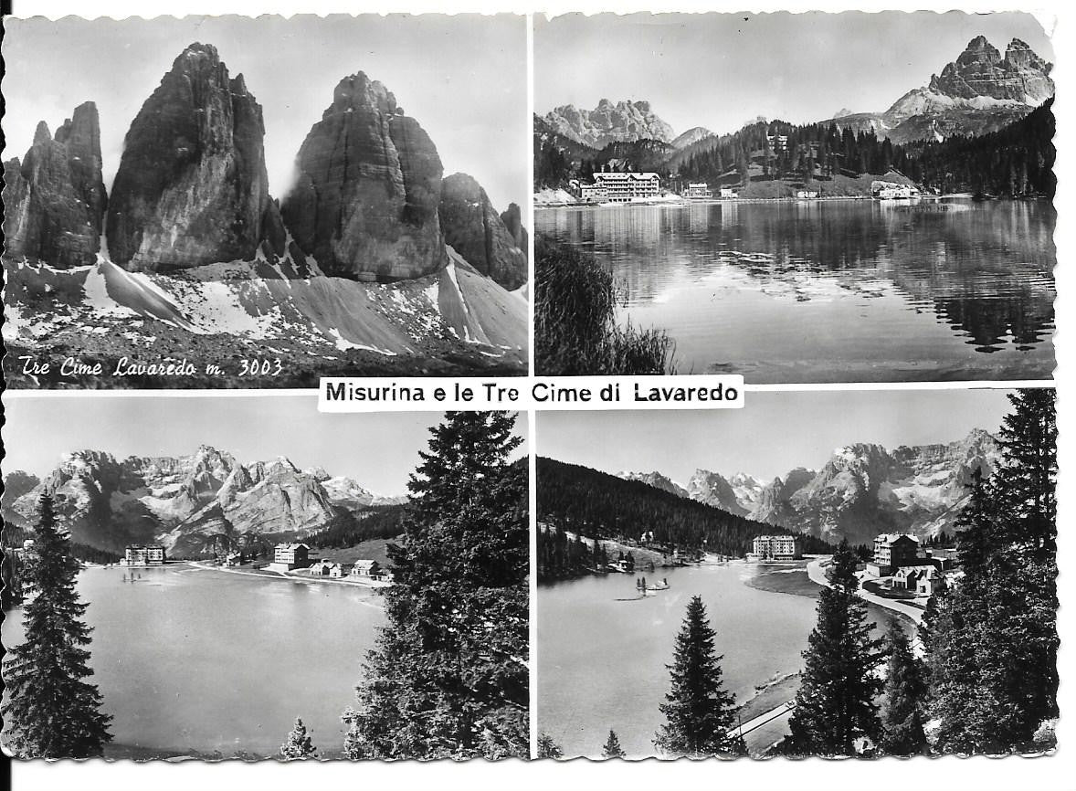 MISURINA - LE TRE CIME DI LAVAREDO - QUATTRO VEDUTE - NV