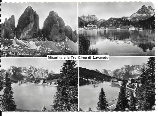MISURINA - LE TRE CIME DI LAVAREDO - QUATTRO VEDUTE - NV