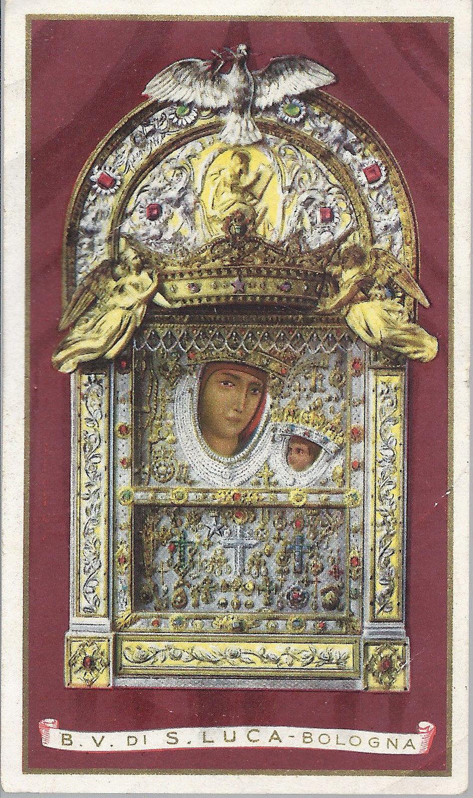 BEATA VERGINE DI SAN LUCA - BOLOGNA - SANTINO - AS012-339