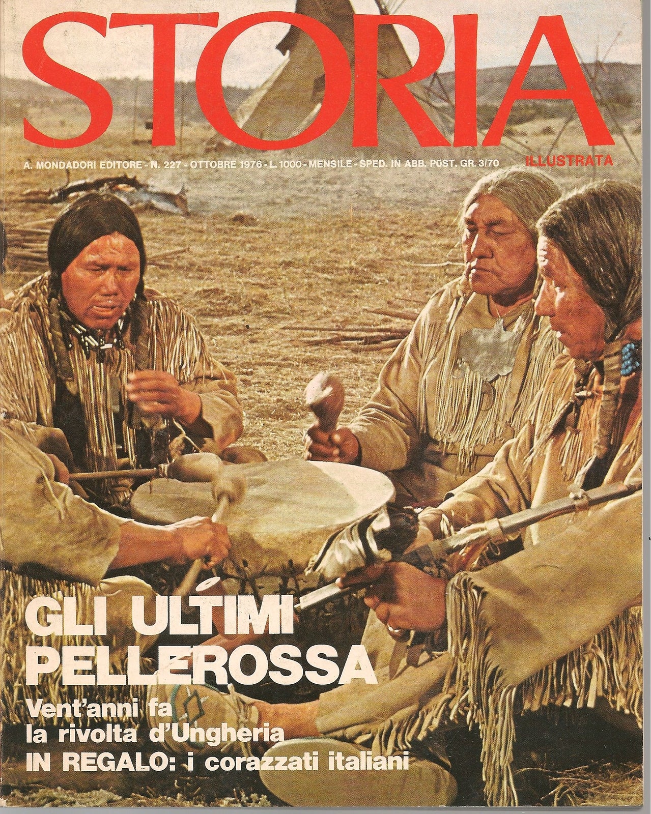 STORIA ILLUSTRATA N. 227 - OTTOBRE 1976   GL IULTIMI PELLEROSSA