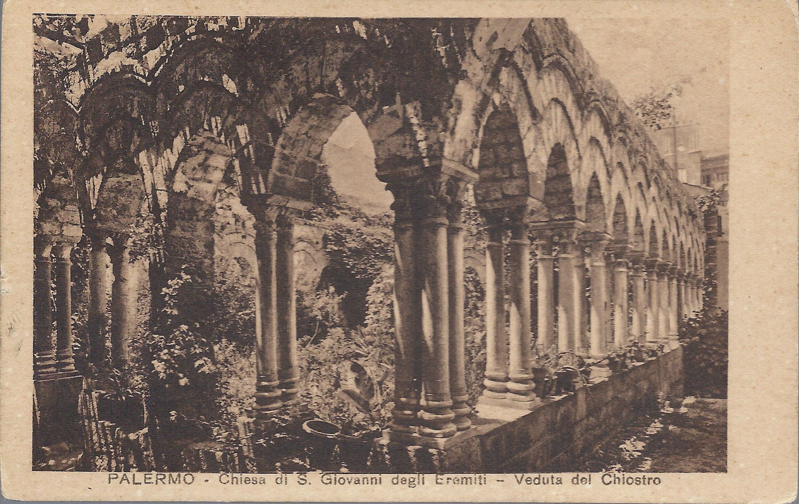 PALERMO - CHIESA DI S. GIOVANNI DEGLI EREMITI - VEDUTA DEL C