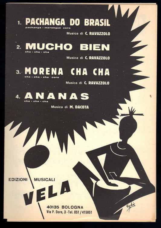 PACHANGA DO BRASIL - MUCHO BIEN - MORENA CHA CHA - ANANAS # SPARTITO