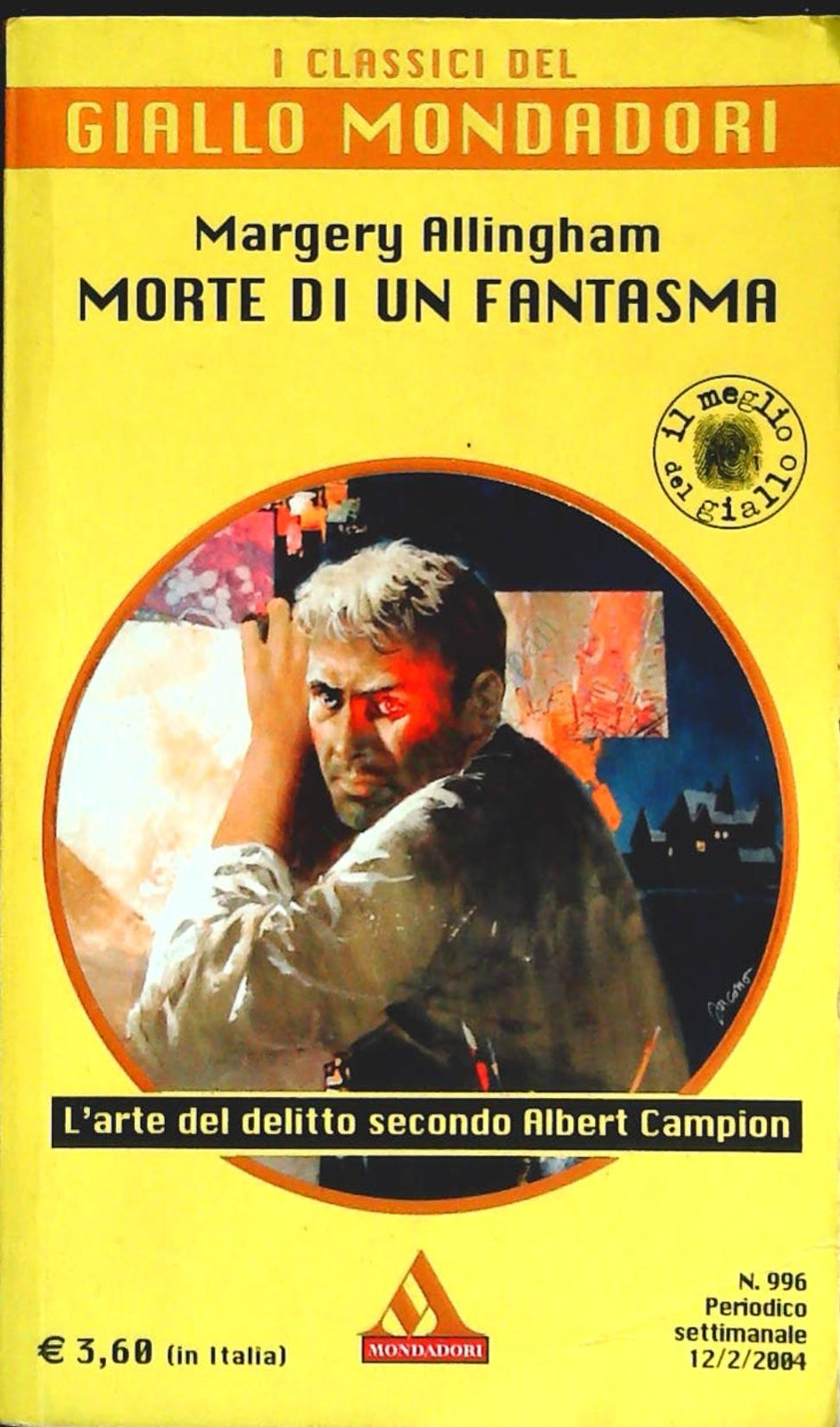 MORTE DI UN FANTASMA - MARGERY ALLINGHAM - GIALLO MONDADORI N. 996
