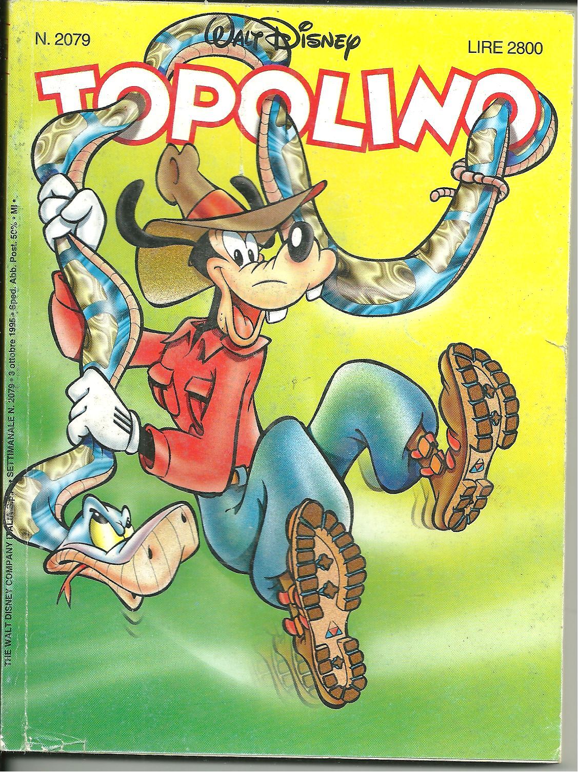 TOPOLINO N. 2079 - 3 OTTOBRE 1995