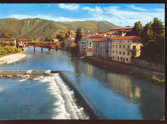 BASSANO DEL GRAPPA - PONTE VECCHIO E M. GRAPPA - V1967