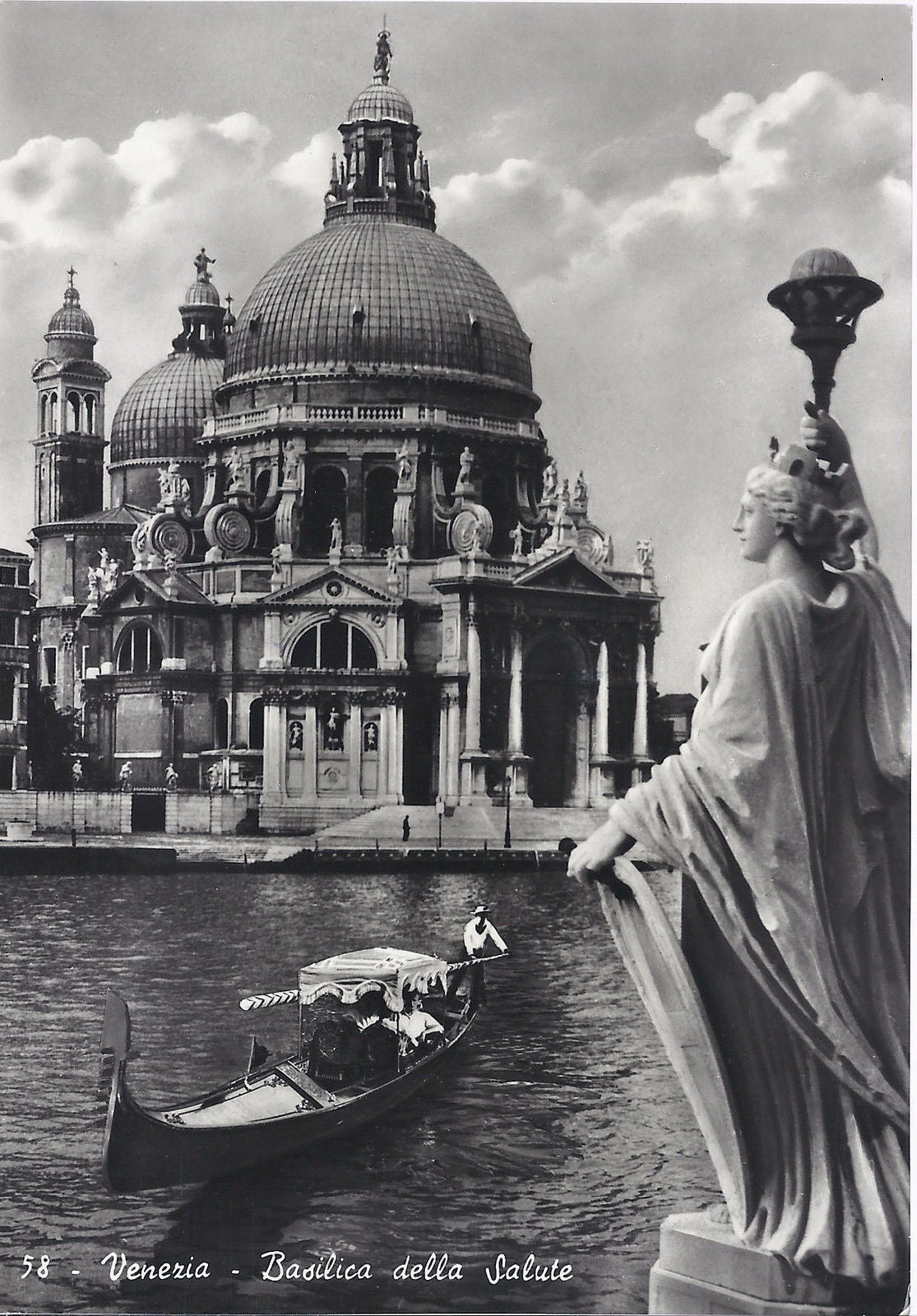 VENEZIA - BASILICA DELLA SALUTE - V 1955 - FG