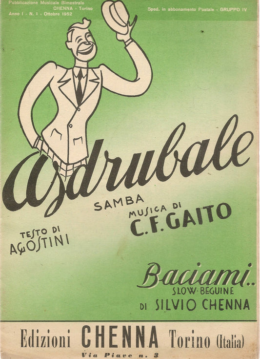 ASDRUBALE - BACIAMI - SPARTITO-SHEET MUSIC
