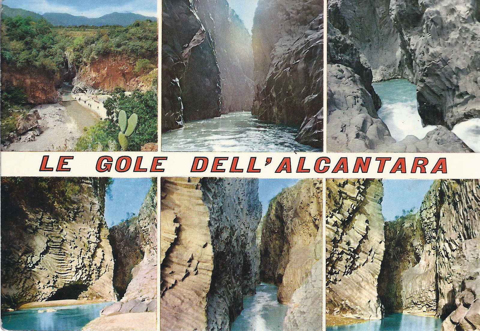 TAORMINA - LE GOLE DELL'ALCANTARA - 6 VEDUTE - VIBSD