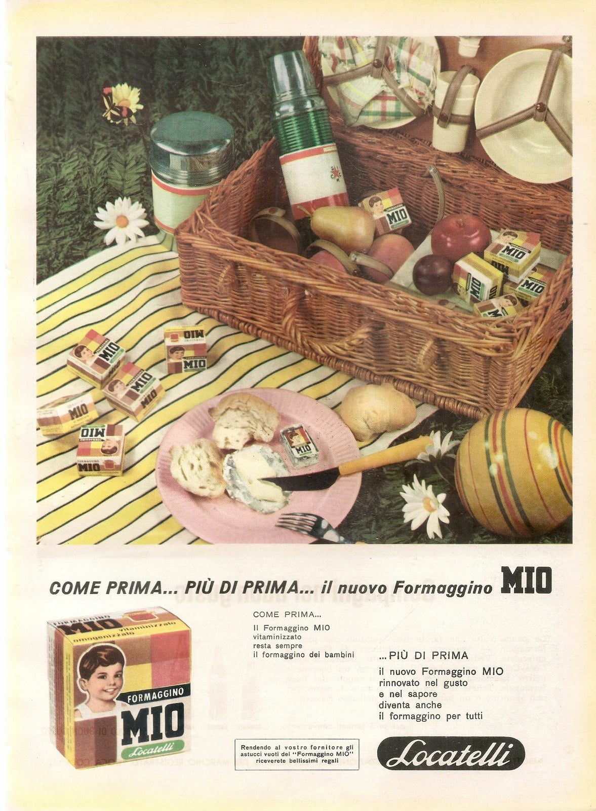 FORMAGGINO MIO, COME PRIMA...PIU' DI PRIMA -  ADVERTISING