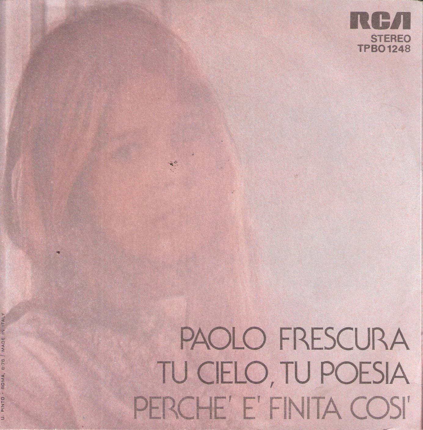TU CIELO, TU POESIA - PERCHE' E' FINITA COSI'# PAOLO FRESCURA