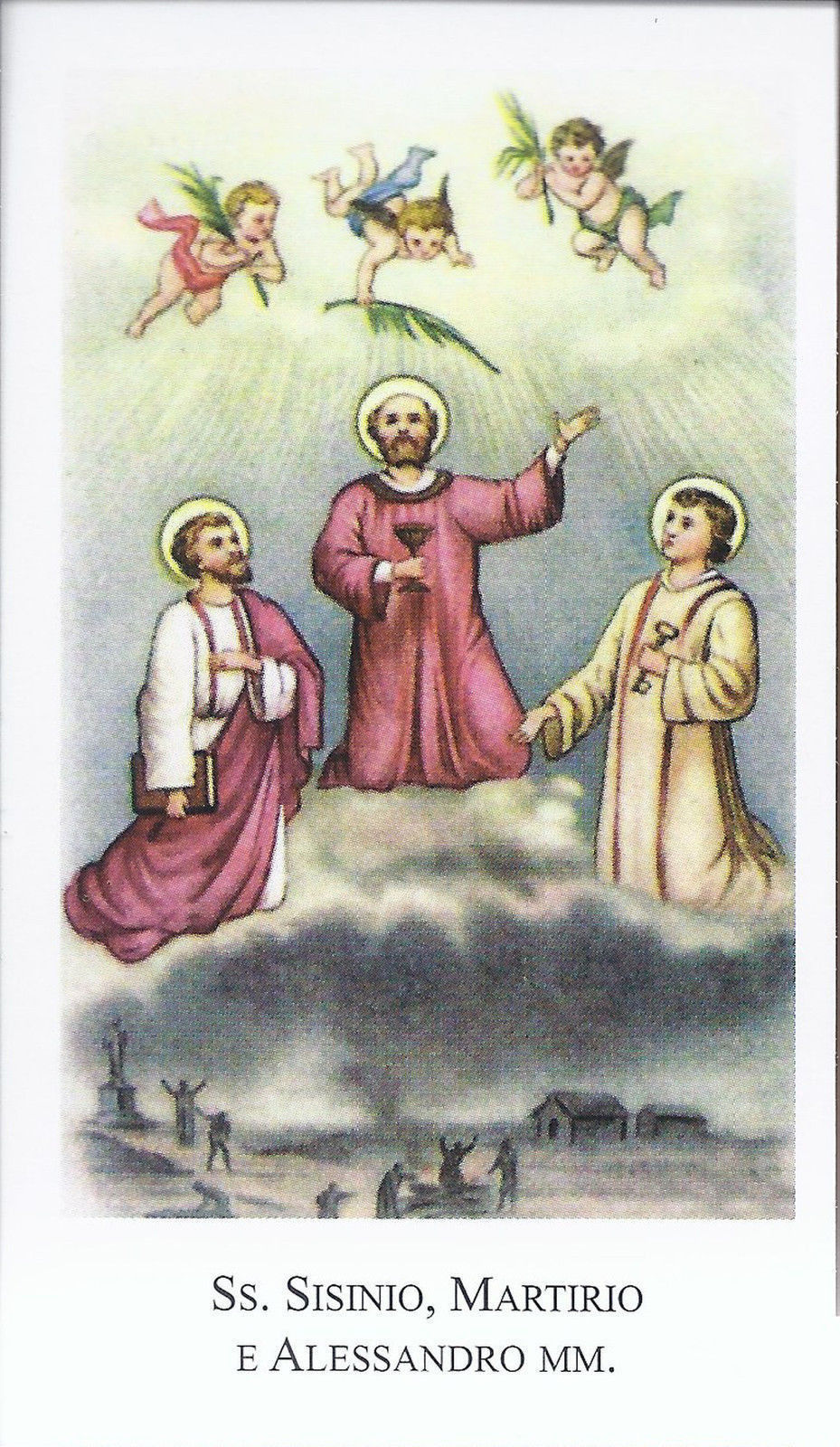 SS. SISINIO, MARTIRIO E ALESSANDRO MM. - SANTINO - AS013-337