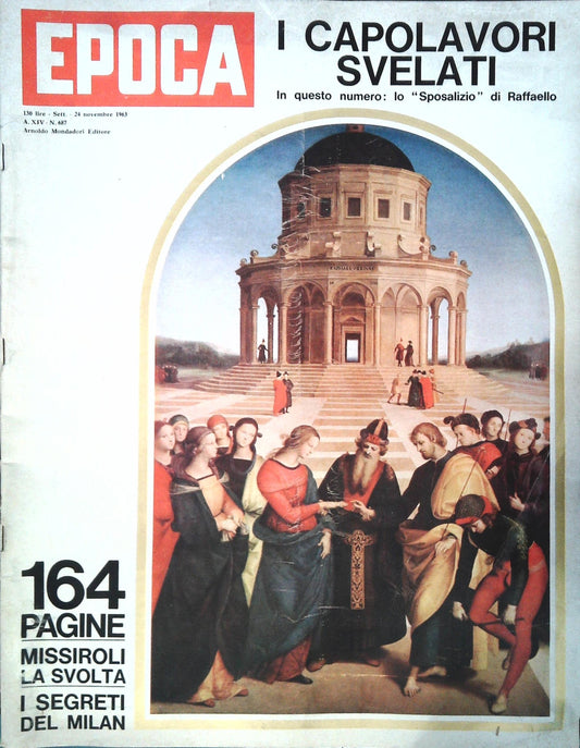 EPOCA N.687 - 24 NOVEMBRE 1963 - L'ONOREVOLE ENIGMA ALDO MORO