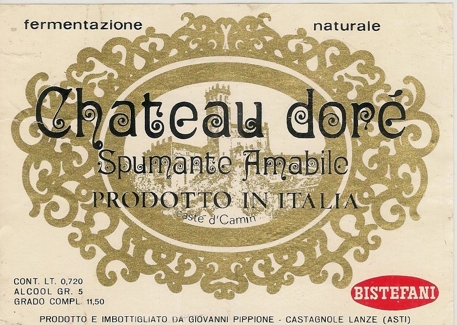 CHATEAU DORE' - BISTEFANI - ETICHETTA SPUMANTE