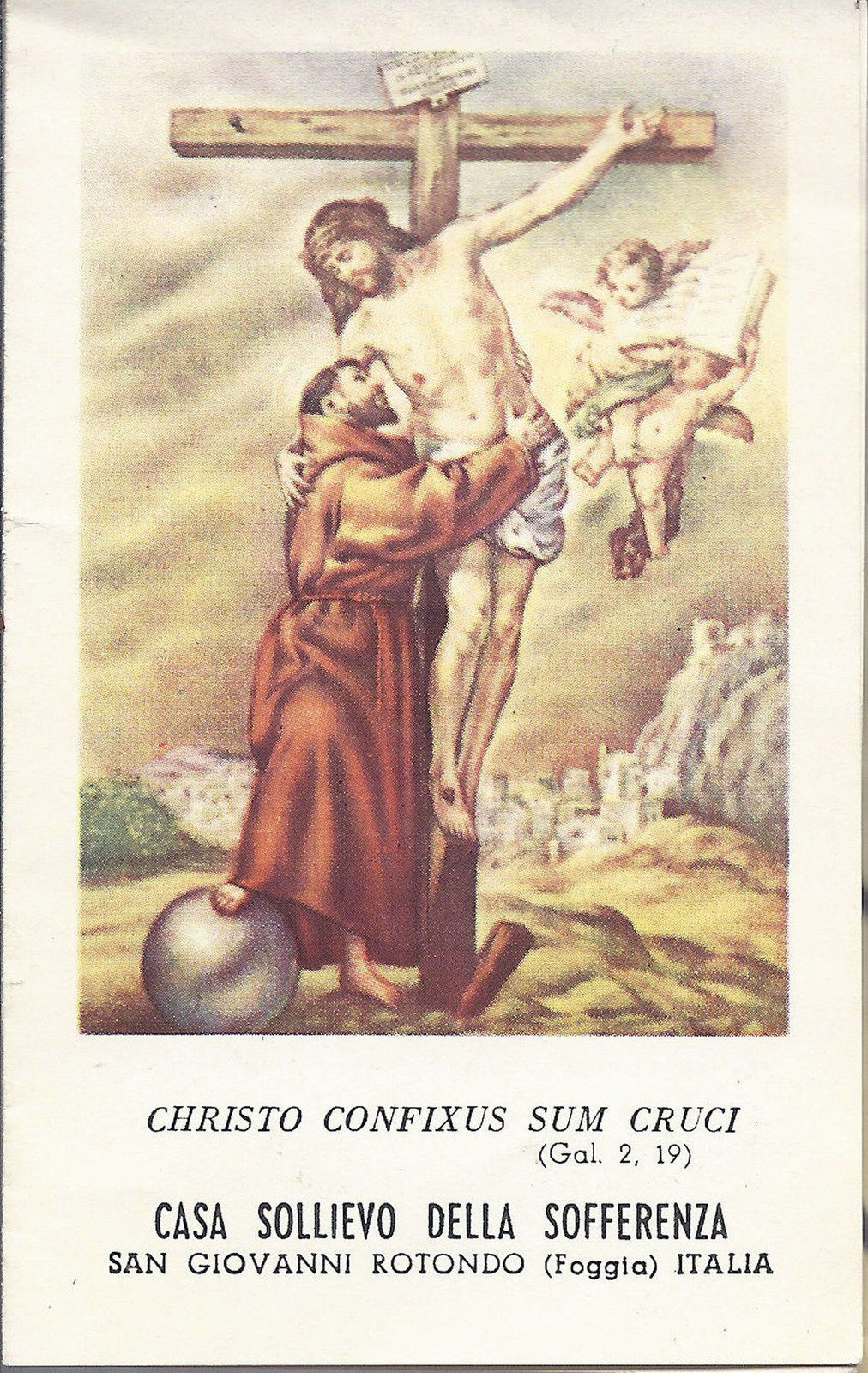 CHRISTO CONFIXUS SUM CRUCI - SANTINO A LIBRETTO - AS015-139