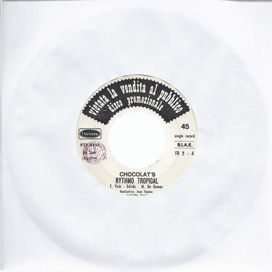 RYTHMO TROPICAL # CHOCOLAT'S -- MUSIC # JOHN MILES - Promo, white label