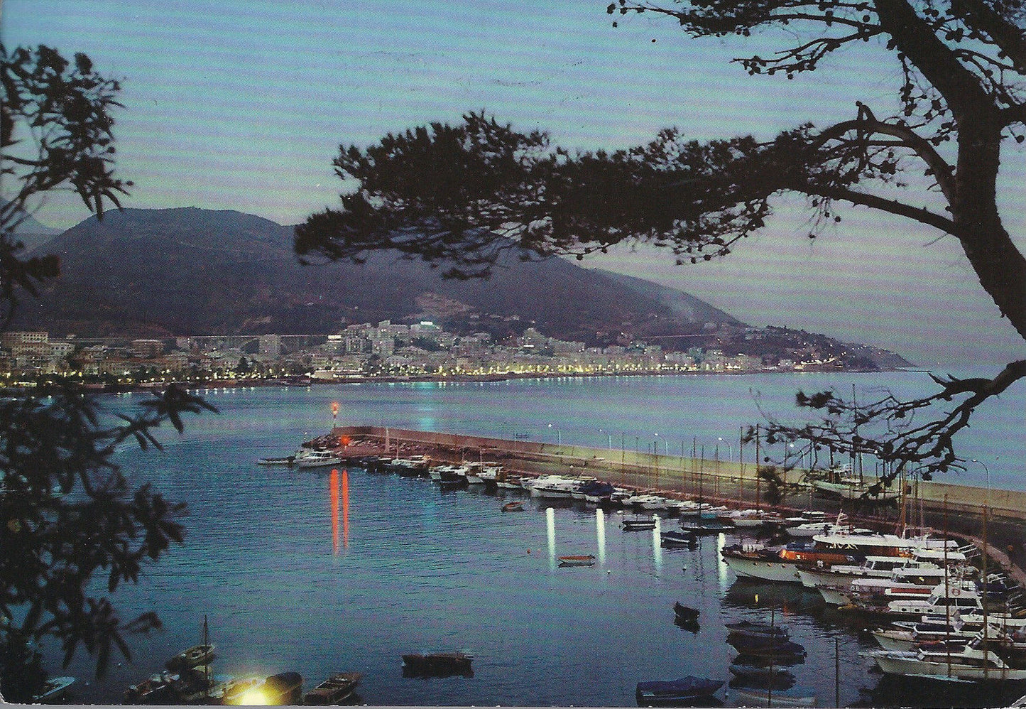 VARAZZE - NOTTURNO - PORTO E PANORAMA - V1972