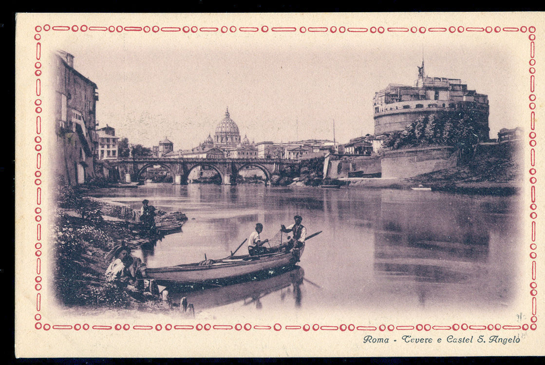 ROMA - TEVERE E CASTEL S.ANGELO - NV