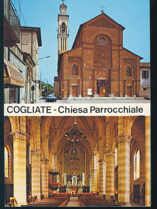 COGLIATE - CHIESA PARROCCHIALE - 2 VEDUTE - NV
