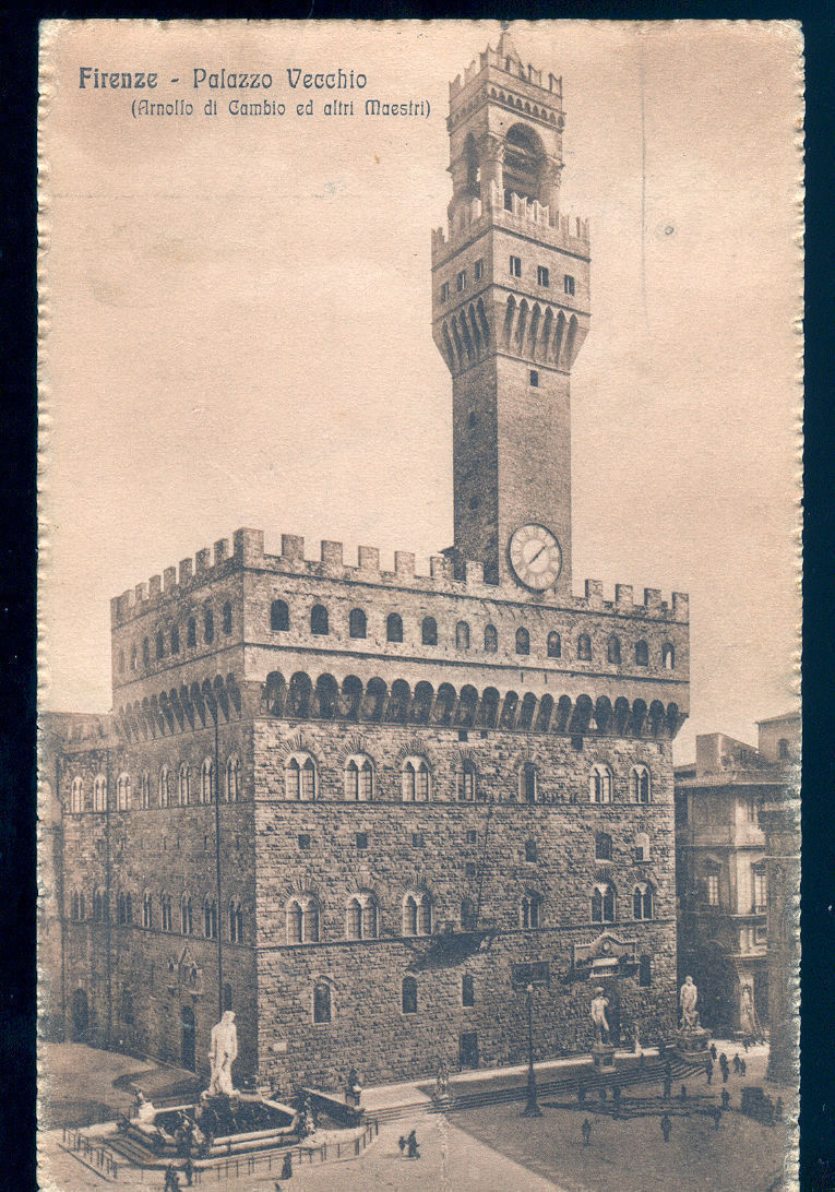 FIRENZE - PALAZZO VECCHIO - V1916