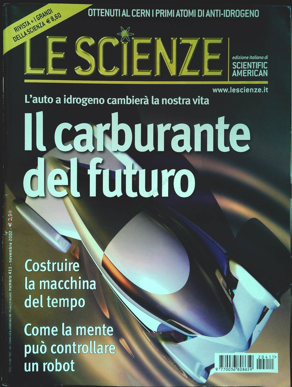 LE SCIENZE N. 411 - NOVEMBRE 2002 - IL CARBURANTE DEL FUTURO