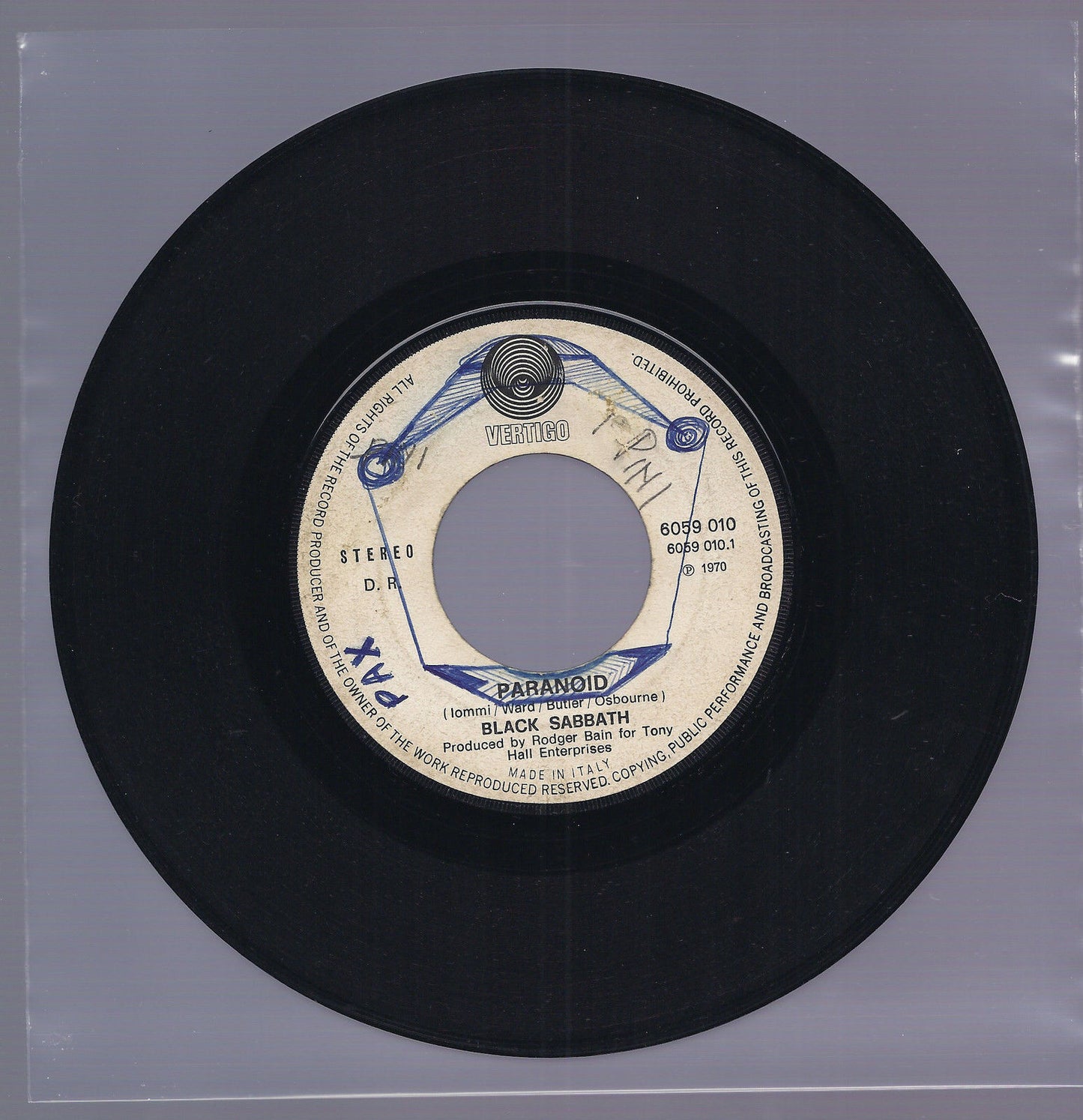 PARANOID - THE WIZARD == BLACK SABBATH