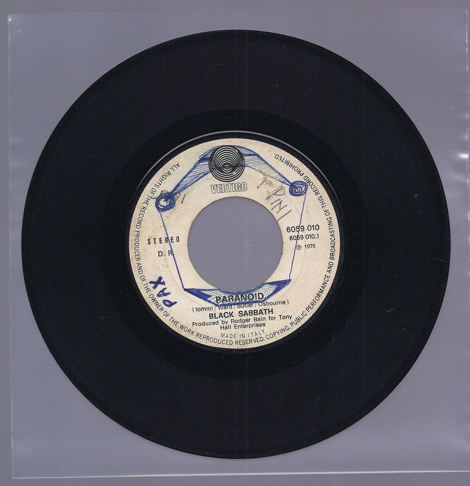 PARANOID - THE WIZARD == BLACK SABBATH