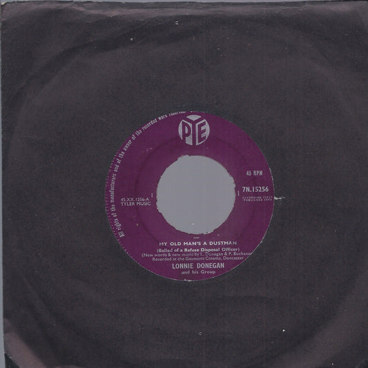 MY OLD MAN'S A DUSTMAN - THE GOLDEN VANITY -- LONNIE DONEGAN