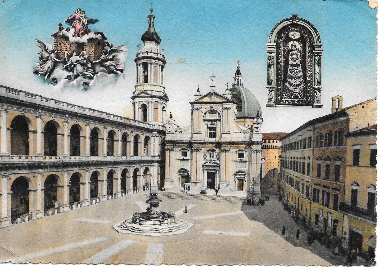 LORETO - PIAZZA DELLA MADONNA - COLORATA - NV