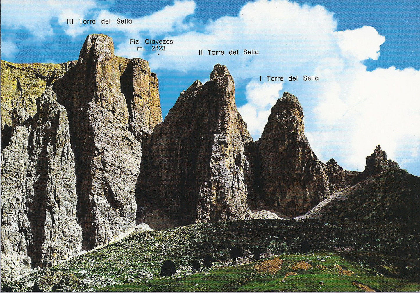 PASSO SELLA - TORRI DEL SELLA - SELLAJOCH - DIE SELLATURME -
