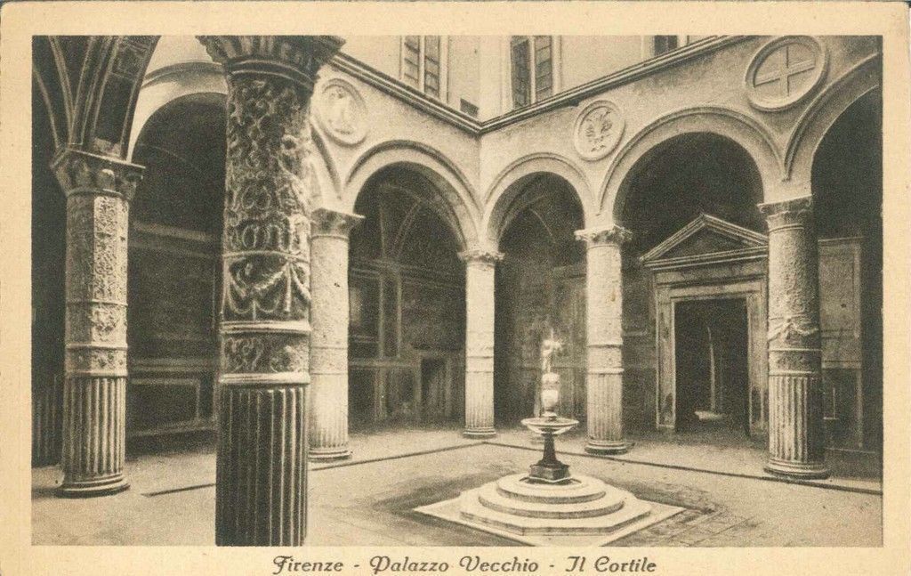 FIRENZE - PALAZZO VECCHIO CORTILE - NV