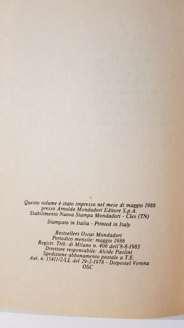 MILLE CAMERE - ENZO BIAGI - OSCAR MONDADORI 1986