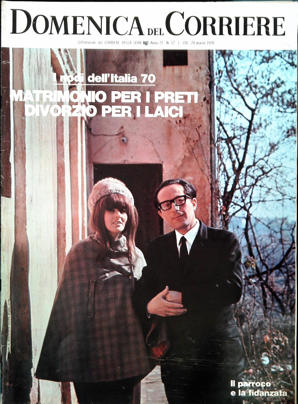 DOMENICA DEL CORRIERE 24 MARZO 1970