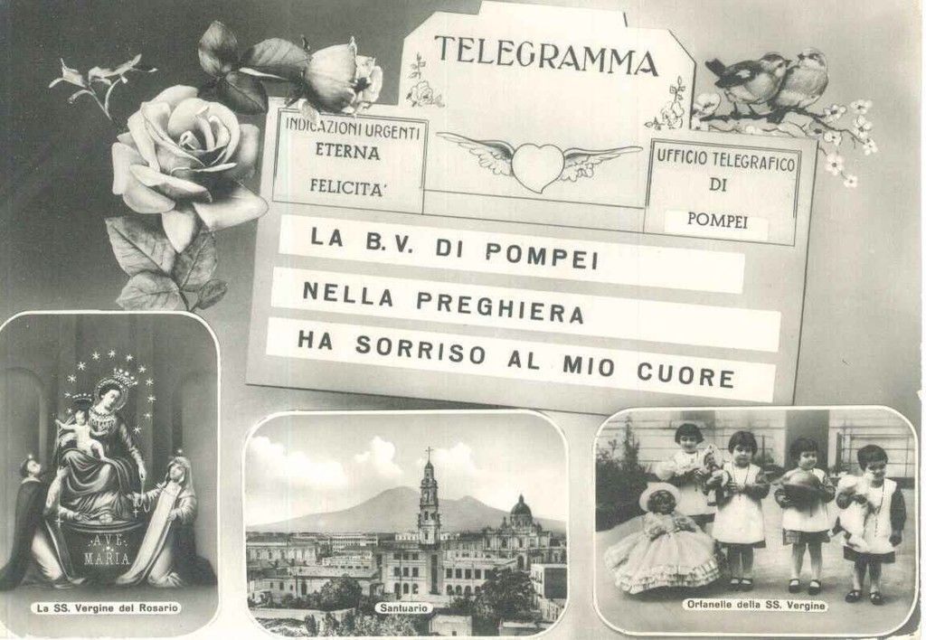 POMPEI - TELEGRAMMA CON VEDUTE  - NV